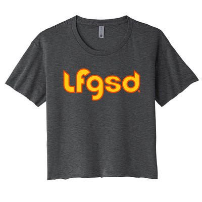 LFGSD San Diego Baseball Women's Crop Top Tee