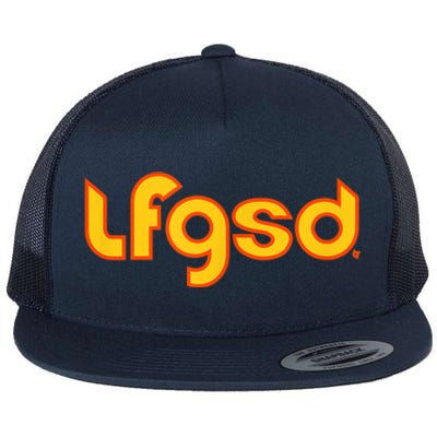 LFGSD San Diego Baseball Flat Bill Trucker Hat