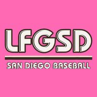 Lfgsd San Diego Baseball Stripe Pom Pom Beanie