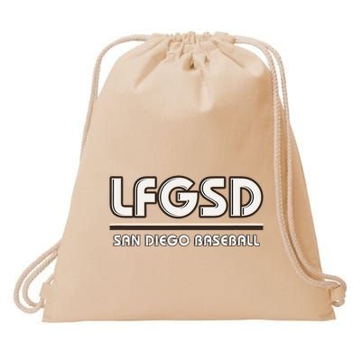 Lfgsd San Diego Baseball Drawstring Bag