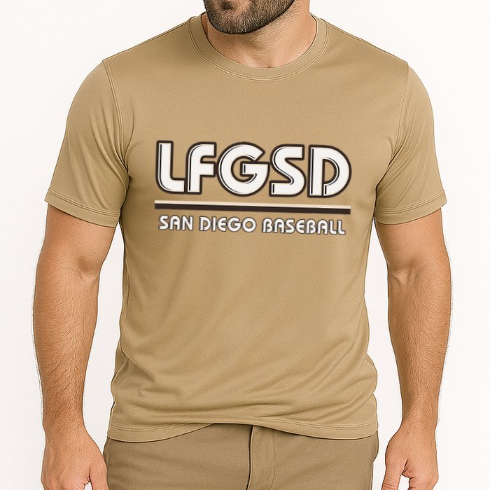 Lfgsd San Diego Baseball Cooling Performance Crew T-Shirt