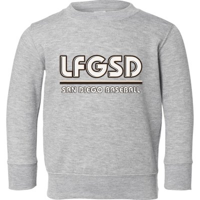 Lfgsd San Diego Baseball Toddler Sweatshirt