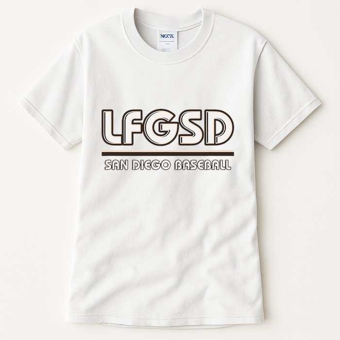 Lfgsd San Diego Baseball Tall T-Shirt