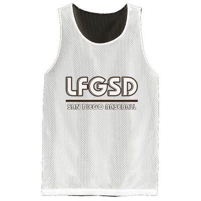 Lfgsd San Diego Baseball Mesh Reversible Basketball Jersey Tank