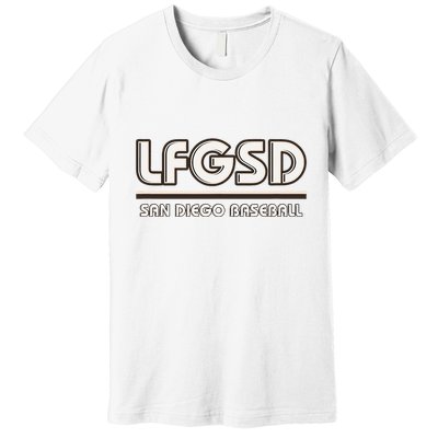 Lfgsd San Diego Baseball Premium T-Shirt
