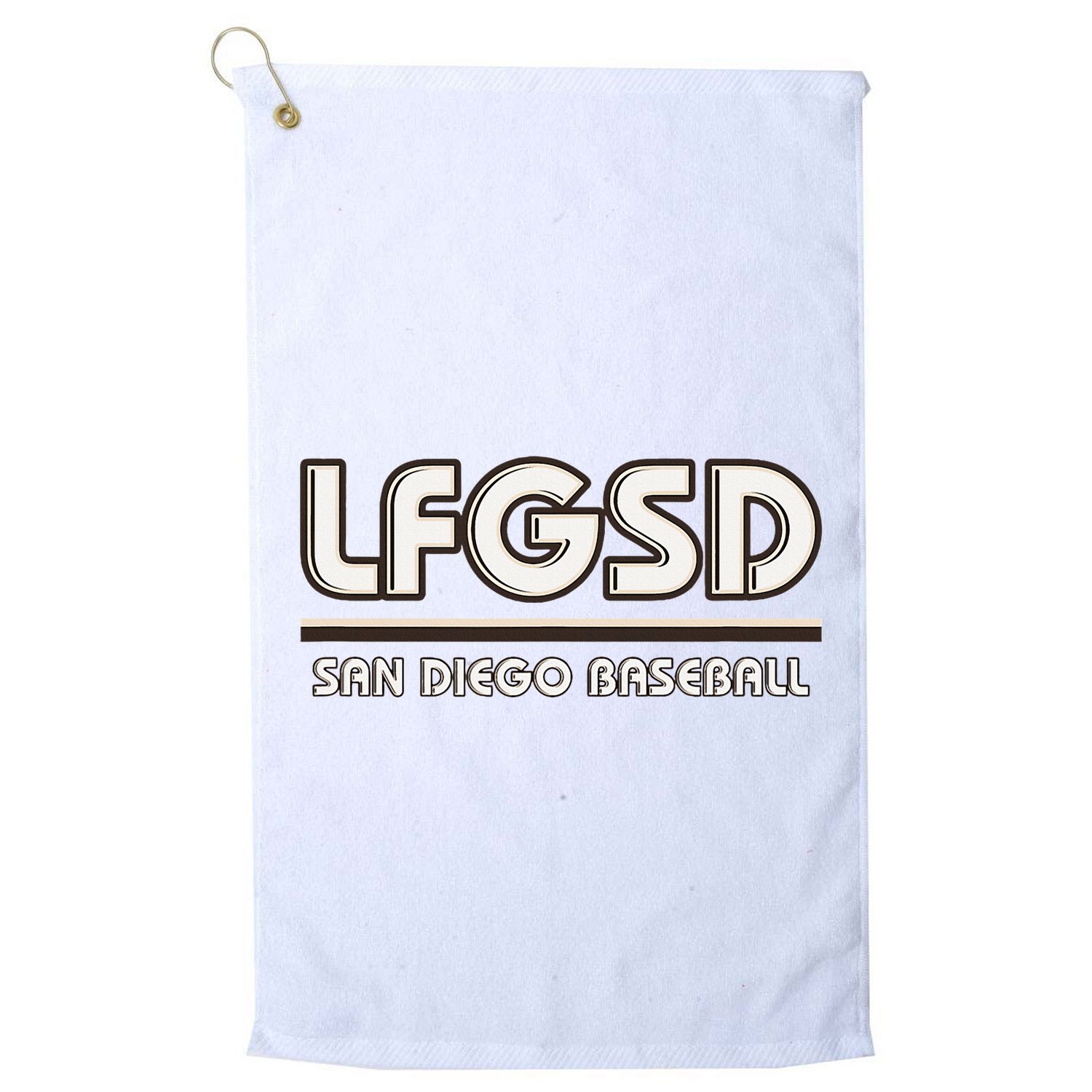 Lfgsd San Diego Baseball Golf Towel