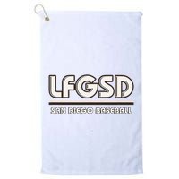 Lfgsd San Diego Baseball Golf Towel