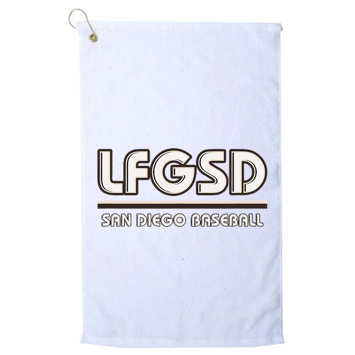 Lfgsd San Diego Baseball Golf Towel