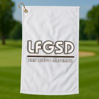 Lfgsd San Diego Baseball Golf Towel