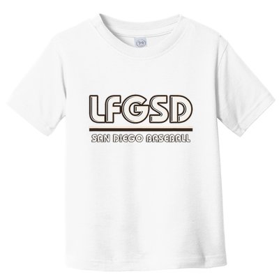 Lfgsd San Diego Baseball Toddler T-Shirt