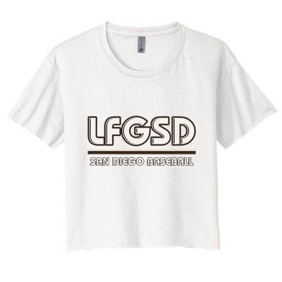 Lfgsd San Diego Baseball Crop Top