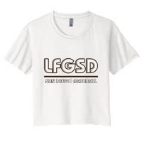 Lfgsd San Diego Baseball Crop Top