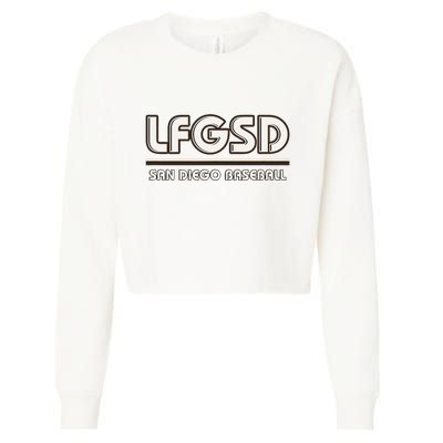 Lfgsd San Diego Baseball Cropped Pullover Crew