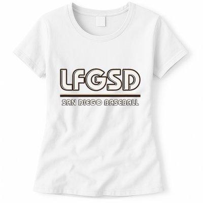Lfgsd San Diego Baseball Womens T-Shirt