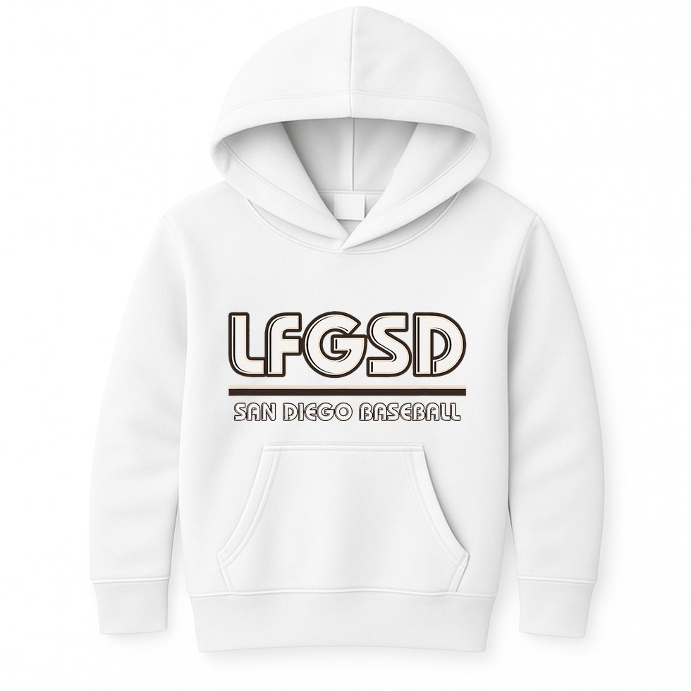 Lfgsd San Diego Baseball Kids Hoodie