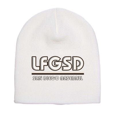Lfgsd San Diego Baseball Short Acrylic Beanie