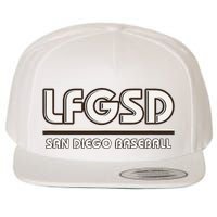 Lfgsd San Diego Baseball Wool Snapback Cap
