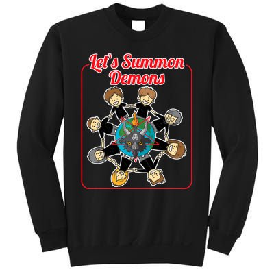 Lets Summon Demons Creepy Incantation Demons Sweatshirt