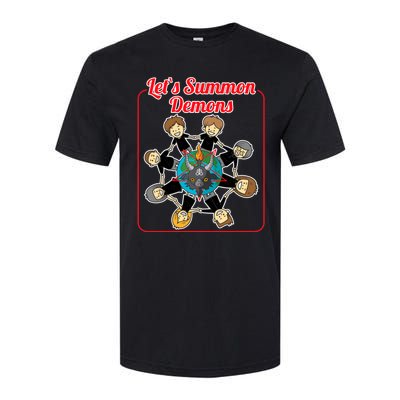 Lets Summon Demons Creepy Incantation Demons Softstyle CVC T-Shirt