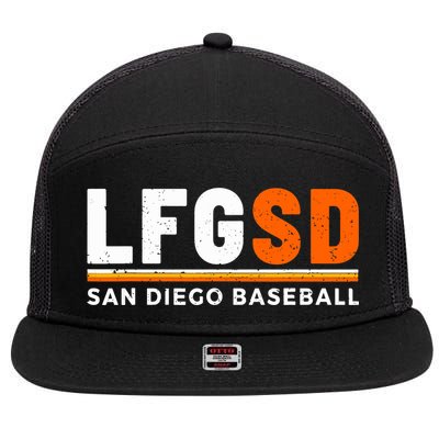 LFGSD San Diego Baseball Jorge Alfaro 7 Panel Mesh Trucker Snapback Hat