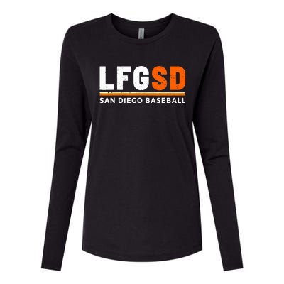 LFGSD San Diego Baseball Jorge Alfaro Womens Cotton Relaxed Long Sleeve T-Shirt