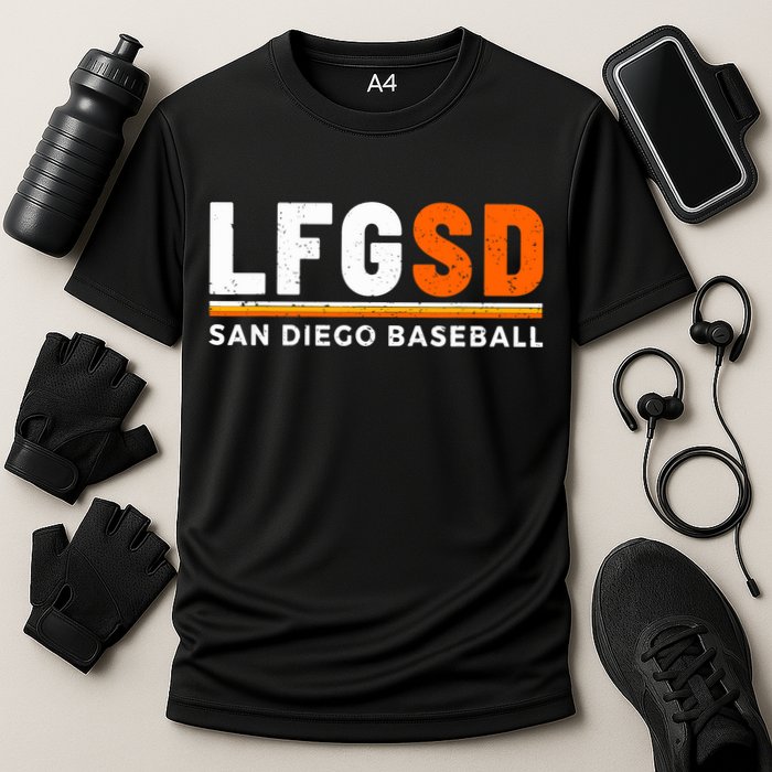 LFGSD San Diego Baseball Jorge Alfaro Cooling Performance Crew T-Shirt