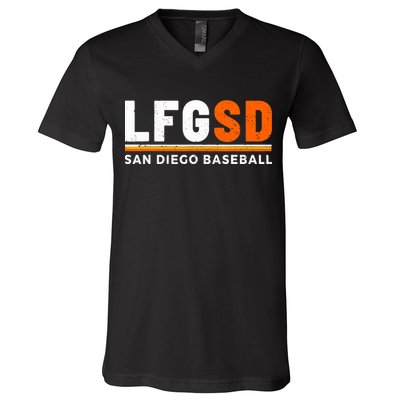 LFGSD San Diego Baseball Jorge Alfaro V-Neck T-Shirt