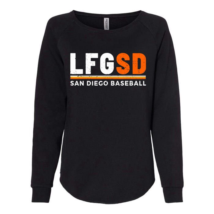 LFGSD San Diego Baseball Jorge Alfaro Womens California Wash Sweatshirt