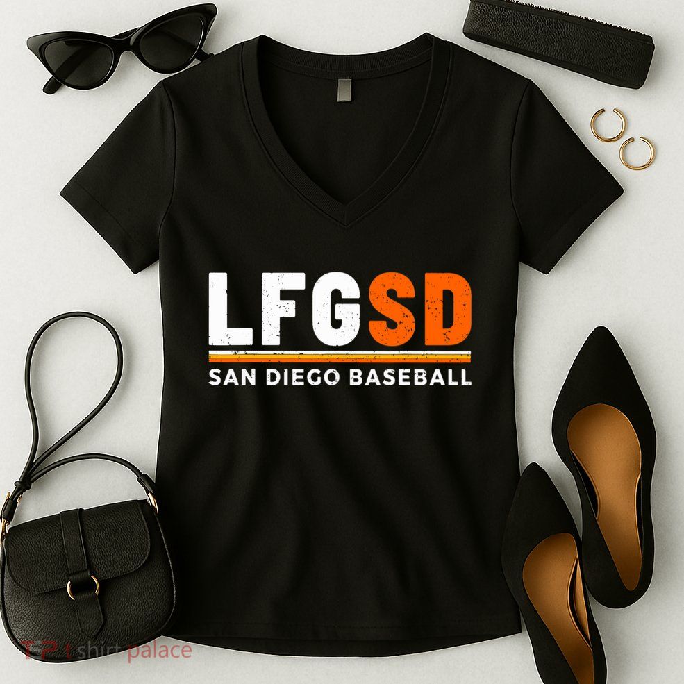 LFGSD San Diego Baseball Jorge Alfaro Women's V-Neck T-Shirt