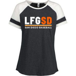 LFGSD San Diego Baseball Jorge Alfaro Enza Ladies Jersey Colorblock Tee