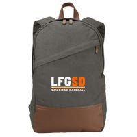 LFGSD San Diego Baseball Jorge Alfaro Cotton Canvas Backpack