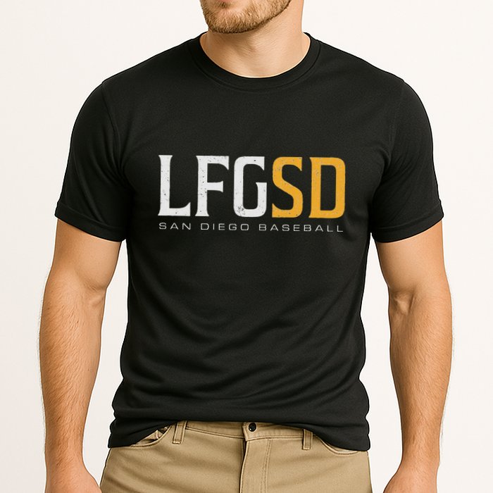 Lfgsd San Diego Baseball Cooling Performance Crew T-Shirt