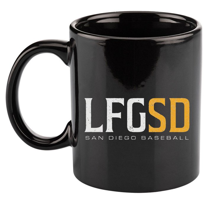 Lfgsd San Diego Baseball 11oz C Handle Ceramic Mug