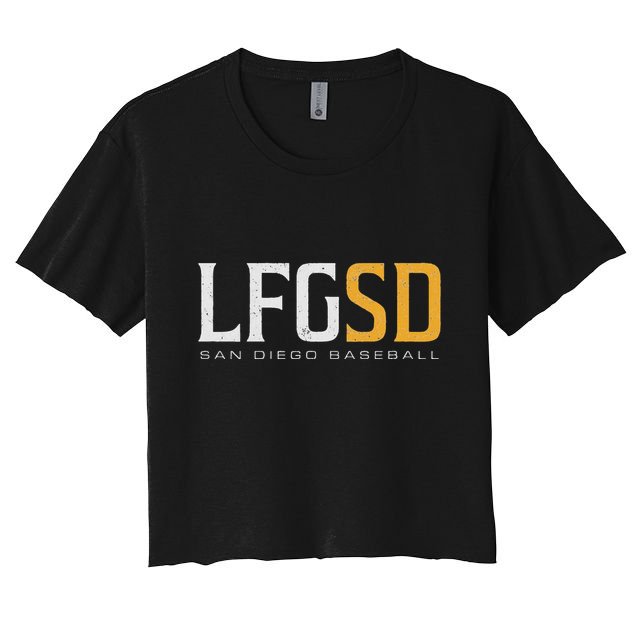 Lfgsd San Diego Baseball Crop Top