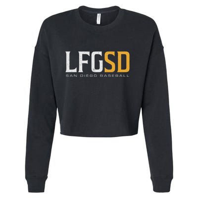Lfgsd San Diego Baseball Cropped Pullover Crew