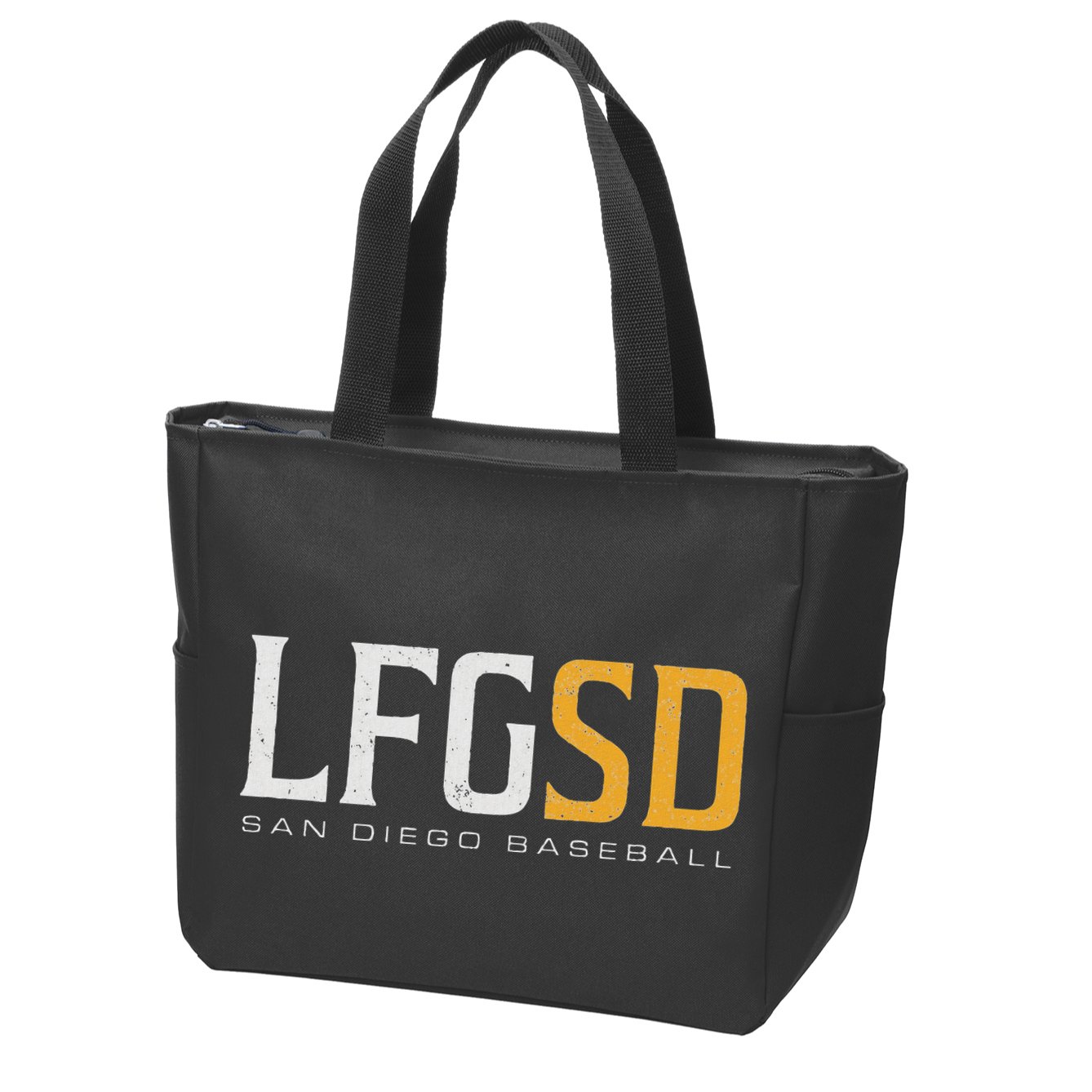 Lfgsd San Diego Baseball Zip Tote Bag