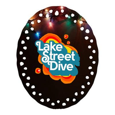 Lake S.Treet Dive Retro Ceramic Oval Ornament