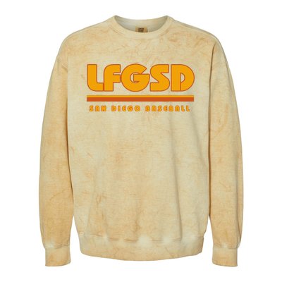 LFGSD San Diego Baseball Colorblast Crewneck Sweatshirt