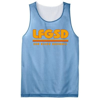 LFGSD San Diego Baseball Mesh Reversible Basketball Jersey Tank