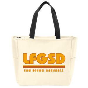 LFGSD San Diego Baseball Zip Tote Bag