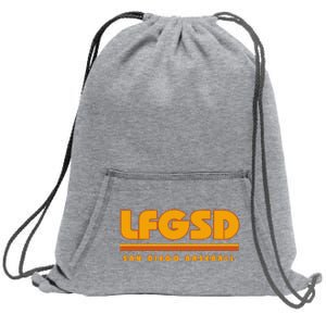 LFGSD San Diego Baseball Sweatshirt Cinch Pack Bag