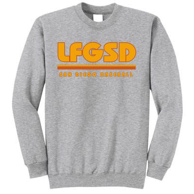 LFGSD San Diego Baseball Tall Sweatshirt