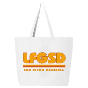 LFGSD San Diego Baseball 25L Jumbo Tote