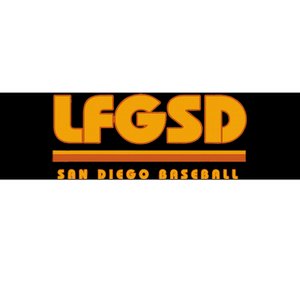 LFGSD San Diego Baseball Bumper Sticker