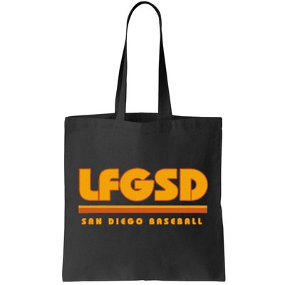 LFGSD San Diego Baseball Tote Bag