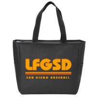 LFGSD San Diego Baseball Zip Tote Bag