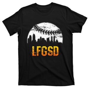 LFGSD San Diego Skyline Baseball T-Shirt