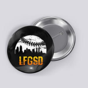 LFGSD San Diego Skyline Baseball Button