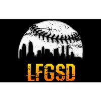 LFGSD San Diego Skyline Baseball Bumper Sticker