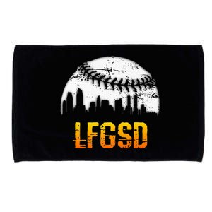 LFGSD San Diego Skyline Baseball Microfiber Hand Towel